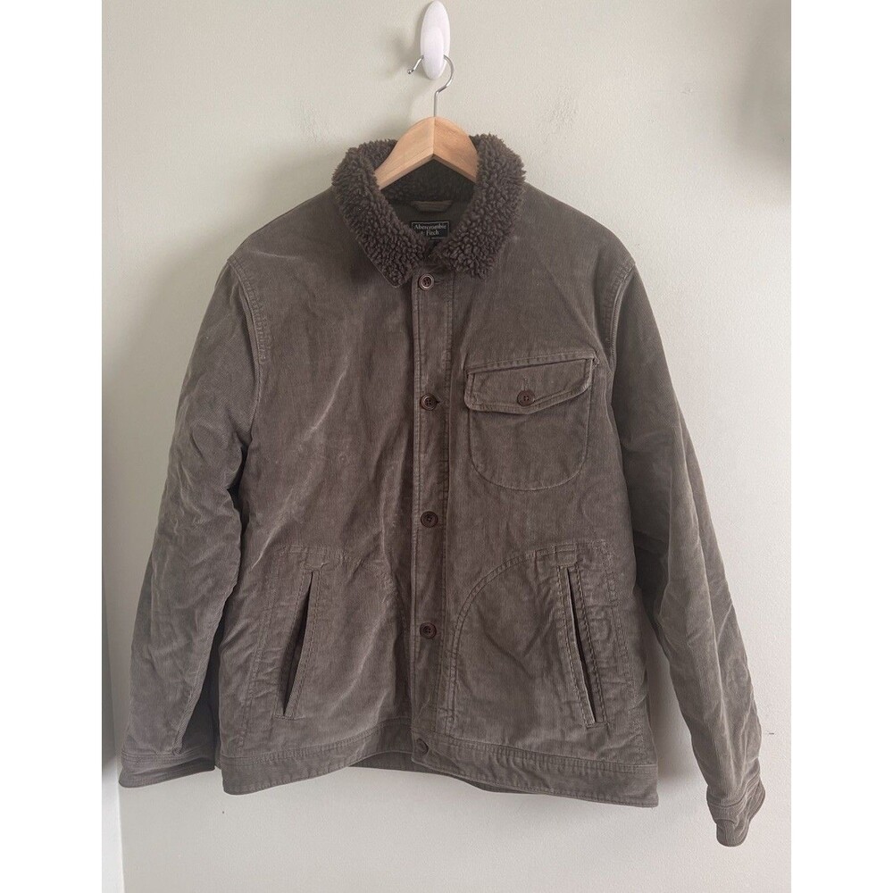 Abercrombie & Fitch Men’s corduroy jacket Size L In Excellent Condition